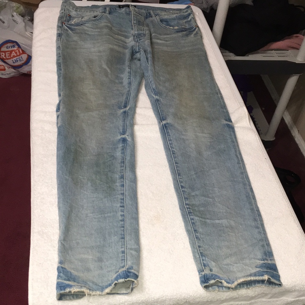 Light Blue Distressed Jeans